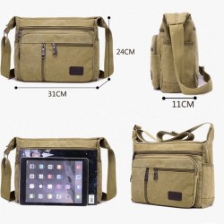 Retro canvas bag - adjustable shoulder strapBags