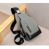 MochilasLujoso bolso de pecho/bandolera - mochila - puerto de carga USB - resistente al agua - unisex