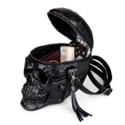 BolsasBolso de hombro de moda - en forma de cabeza de esqueleto