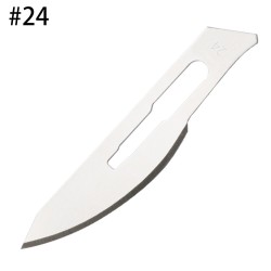 Surgical blade - scalpel - replaceable knife blade - stainless steel - number 24Knives & Multitools