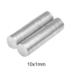 N35N35 - imán de neodimio - disco redondo - 10mm * 1mm - 50 - 1000 piezas