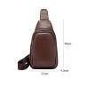 Fashionable shoulder bag - small backpack - with earphones hole - leatherBags