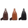 Fashionable shoulder bag - small backpack - with earphones hole - leatherBags