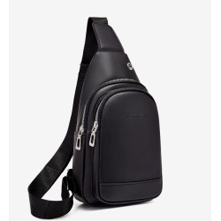BolsosBolso de hombro de moda - mochila pequeña - con orificio para auriculares - cuero