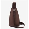 Fashionable shoulder bag - small backpack - with earphones hole - leatherBags