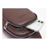 Fashionable shoulder bag - small backpack - with earphones hole - leatherBags