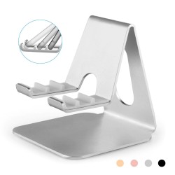 TitularesMini stand - soporte - para iPad/tablet/phone - compartimentos ajustables