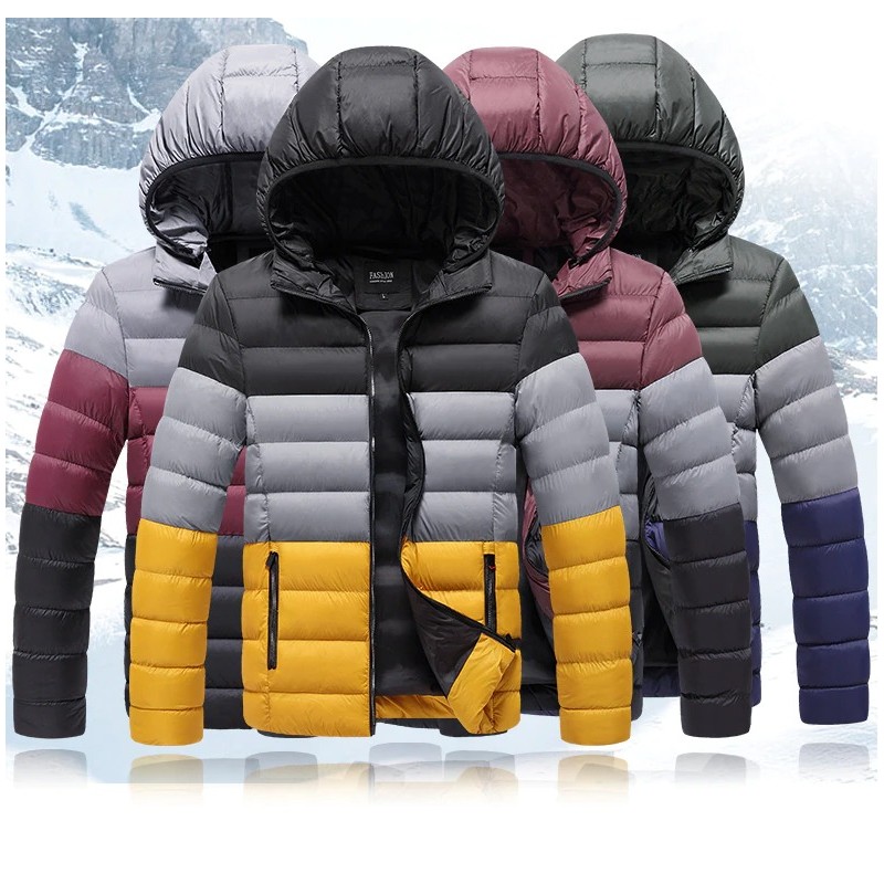 ChaquetasChaqueta cálida de plumón - con capucha - cortavientos - slim fit