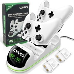 ControladorCargador doble - base de carga - con indicador LED - para mando Xbox One - One S - One X