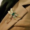 BrochesBroche vintage de lujo - con libélula de cristal