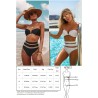 Baño y ropaConjunto de bikini sexy - con push up - cintura alta