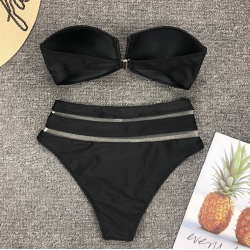 Baño y ropaConjunto de bikini sexy - con push up - cintura alta