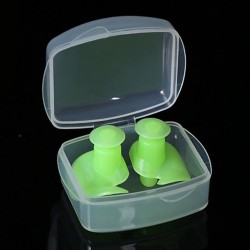 NataciónTapones para los oídos impermeables de silicona - con caja de almacenamiento