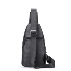BolsosElegante bolso de pecho - mochila de cuero - patrón de piel de cocodrilo