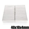 N35 - neodymium magnet - strong rectangular block - 40mm * 10mm * 4mmN35