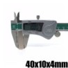 N35N35 - imán de neodimio - bloque rectangular resistente - 40 mm * 10 mm * 4 mm