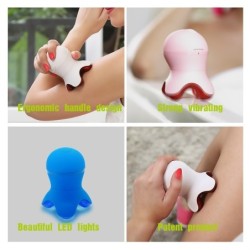 Mini professional massager - relaxation - pain relief - with LED - octopus shapeMassage