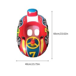 NataciónAsiento flotante inflable - juguete de natación - en forma de coche