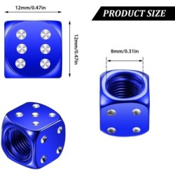 Partes de ruedaVálvulas de neumático de aluminio - en forma de dado - 4 piezas