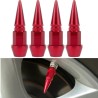 Partes de ruedaVálvulas de neumáticos universales - tapones de aluminio - espiga larga - 4 piezas
