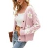 Hoodies & JerséisCárdigan clásico - jersey de manga larga - con botones - estampado de flores