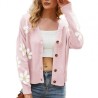 Hoodies & JerséisCárdigan clásico - jersey de manga larga - con botones - estampado de flores