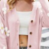 Hoodies & JerséisCárdigan clásico - jersey de manga larga - con botones - estampado de flores