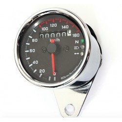 InstrumentosCuentakilómetros dual universal para motocicleta - velocímetro - Indicador LED KM/H
