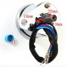 InstrumentosCuentakilómetros dual universal para motocicleta - velocímetro - Indicador LED KM/H