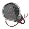 InstrumentosCuentakilómetros doble universal para motocicleta - velocímetro - indicador - cromado