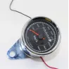 InstrumentosCuentakilómetros doble universal para motocicleta - velocímetro - indicador - cromado