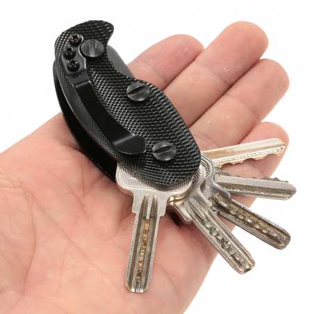 llaveroOrganizador de llaves multifunción - cartera para llaves con llavero