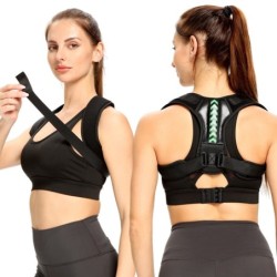 Adjustable posture correction belt - for back - shoulders - spineMassage