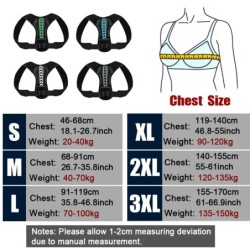 Adjustable posture correction belt - for back - shoulders - spineMassage