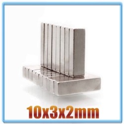 N35 - neodymium magnet - cuboid block - 10mm * 3mm * 2mm - 20 - 1000 piecesN35