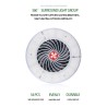 Outdoor & CampingVentilador de camping con luz - lámpara portátil - LED - USB