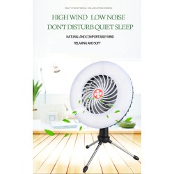 Camping fan with light - portable lamp - LED - USBOutdoor & Camping