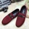 ZapatosMocasines de hombre de moda - zapatos de gamuza poco profundos