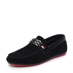 ZapatosMocasines de hombre de moda - zapatos de gamuza poco profundos