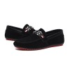 ZapatosMocasines de hombre de moda - zapatos de gamuza poco profundos