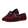 ZapatosMocasines de hombre de moda - zapatos de gamuza poco profundos