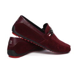 ZapatosMocasines de hombre de moda - zapatos de gamuza poco profundos