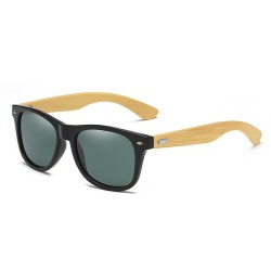 Gafas de solGafas de sol retro clásicas - madera de bambú - UV400 - unisex