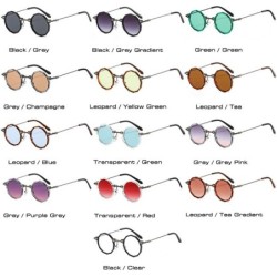 Retro round sunglasses - steampunk style - UV400 - unisex