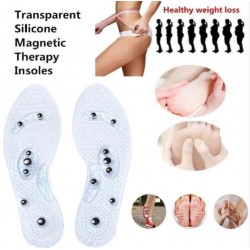 PiesTerapia magnética del pie - plantillas de silicona para zapatos - adelgazamiento - pérdida de peso