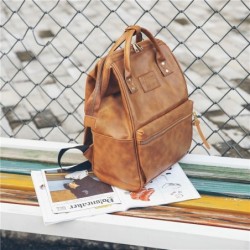 MochilasMochila vintage de piel - gran capacidad