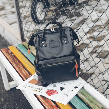 MochilasMochila vintage de piel - gran capacidad