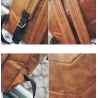 MochilasMochila vintage de piel - gran capacidad