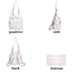 MochilasBolso de piel multifuncional - mochila - gran capacidad