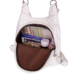 MochilasBolso de piel multifuncional - mochila - gran capacidad